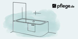 Badewanne mit Tür