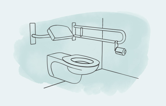 Barrierefreies WC