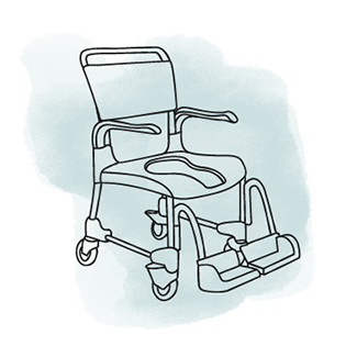 Duschtoilettenstuhl