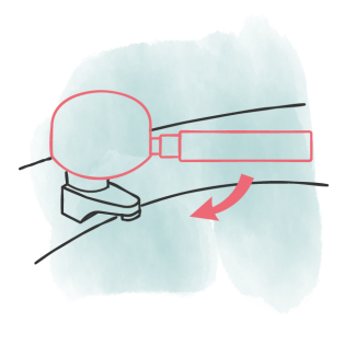 Abbildung eines Wasserhahnöffners (Greifhilfe)