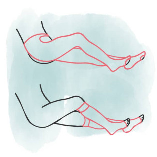 Medizinische Thrombose-Prophylaxe-Strümpfe (MTPS) in kurzer und langer Variante